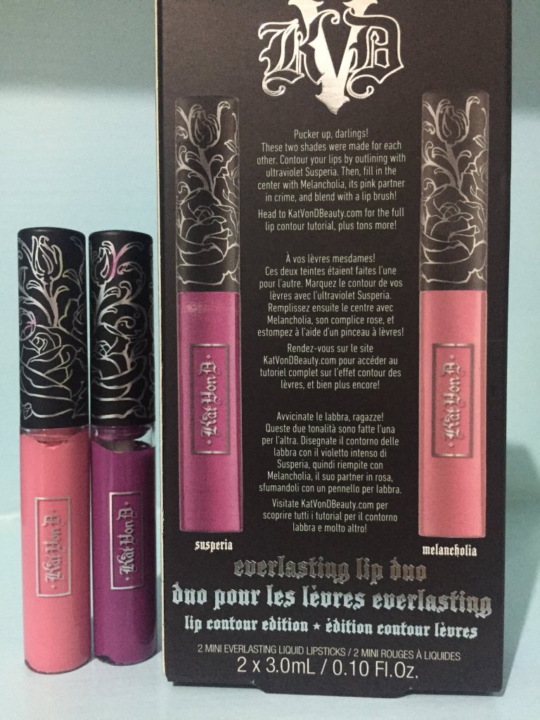 Kat Von D Everlasting lip duo contour edition